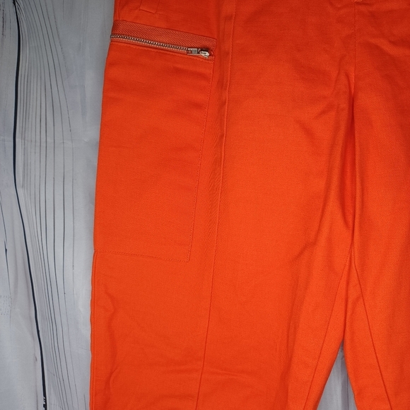 Nasty Gal Collection Women's Orange Cargo Pants - Picture 5 of 14